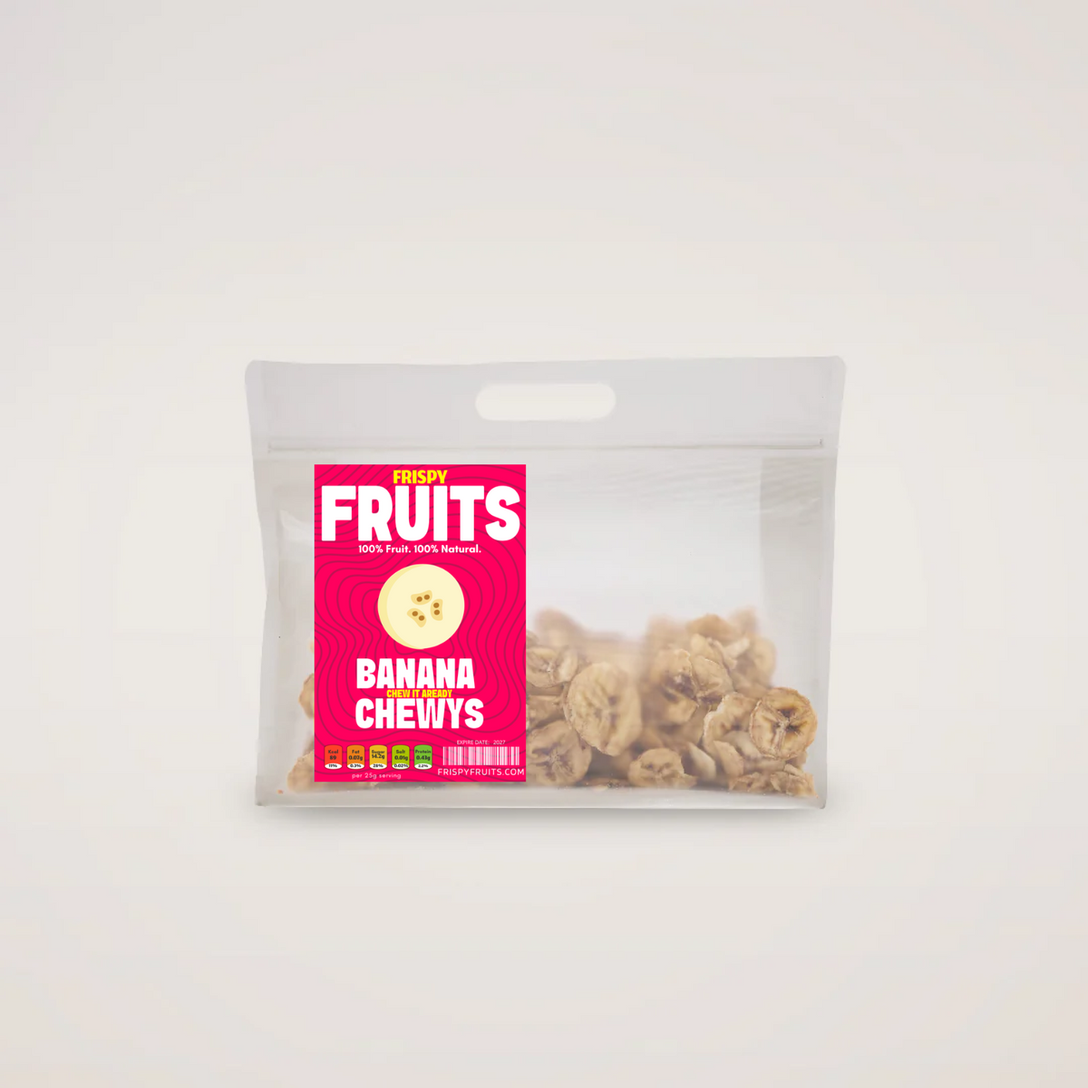 Banana Chewys NOT crunchy - The Dried Food Company