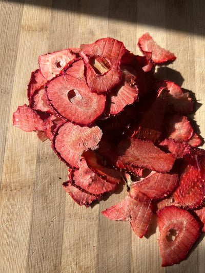 Dried Strawberry Slices - Melt in the mouth! - The Dried Food Company